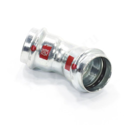 Отвод 45° 28-28, Viega Prestabo, 1126, пресс-пресс, сталь (цинк)