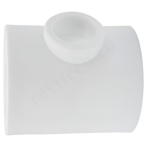 Тройник 63-32-63, RTP, пайка-пайка, полипропилен, белый