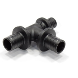 Тройник 25-25-20, Rehau RAUTITAN, PX, надв.гильза-надв.гильза, полифениленсульфон