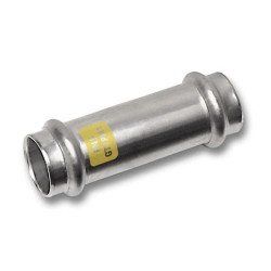 Муфта 42-42, Sanha NiroSan Gas, 17270S, пресс-пресс, сталь нержавеющая