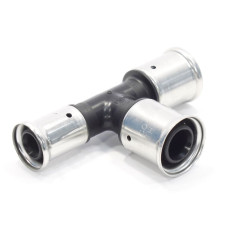 Тройник 26-26-20, Henco PK, 11, пресс-пресс, PVDF