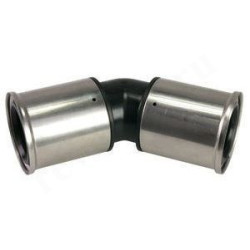 Угольник 45° 40-40, Henco PK, 27, пресс-пресс, PVDF