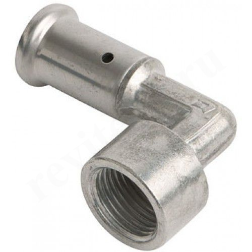 Угольник 90° 16-1/2", Henco P, 6, пресс-резьба, вн., латунь