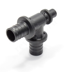 Тройник 32-32-20, Rehau RAUTITAN PX, надв.гильза-надв.гильза, полифениленсульфон (без покрытия)