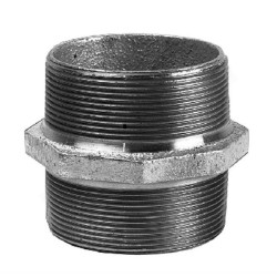 Ниппель 2"-2", Grundfos, резьба-резьба, нар., сталь (цинк)