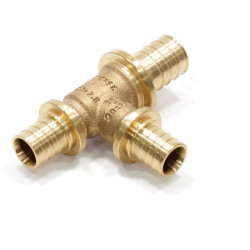 Тройник 25-20-20, Rehau RAUTITAN PLATINUM, RX, надв.гильза-надв.гильза, бронза