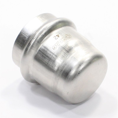 Заглушка 42, WAAG Heavy Inox, пресс, сталь нержавеющая