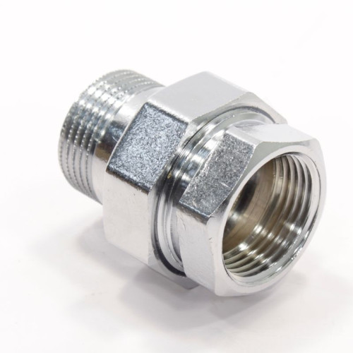 Американка 1"-1", General Fittings 2700 I2, резьба-резьба, вн.- нар., латунь (хром)