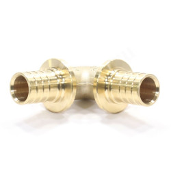 Угольник 90 25-25, Рехау RAUTITAN MX, надв.гильза-надв.гильза, латунь