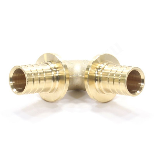 Угольник 90 25-25, Рехау RAUTITAN MX, надв.гильза-надв.гильза, латунь