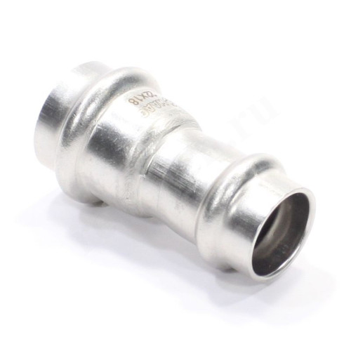 Муфта 22-18, WAAG Heavy Inox, пресс-пресс, сталь нержавеющая