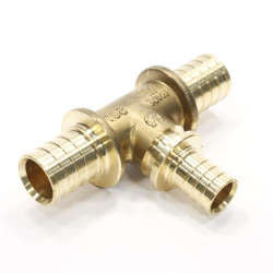 Тройник 32-25-32, General Fittings 3400, 13, надв.гильза-надв.гильза, латунь