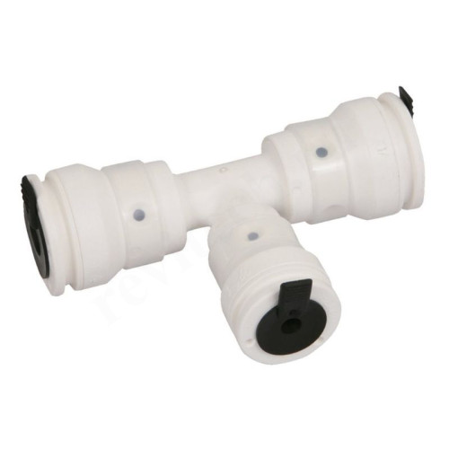 Тройник 26-20-26, Henco Vision, обжим-обжим, поливинилденфторид