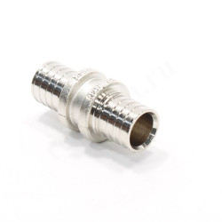 Муфта 20-20, Rehau RAUTHERM S, надв.гильза-надв.гильза, латунь (цинк)