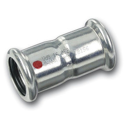 Муфта 15-15, Sanha Therm, 24270, пресс-пресс, сталь (цинк)