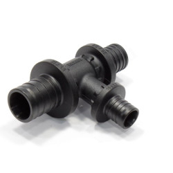 Тройник 25-16-20, Rehau RAUTITAN, PX, надв.гильза-надв.гильза, полифениленсульфон