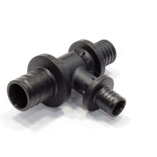 Тройник 25-16-20, Rehau RAUTITAN, PX, надв.гильза-надв.гильза, полифениленсульфон