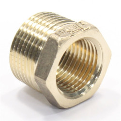 Футорка 3/4"-1/2", Sanha PURAFIT 3241, резьба-резьба, нар.-вн., бронза