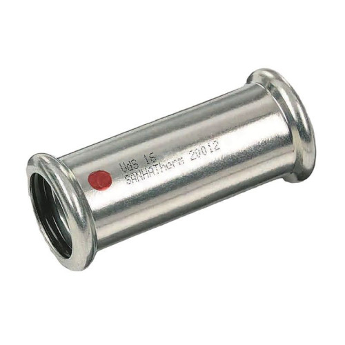 Муфта 54-54, Sanha Therm 24270S, пресс-пресс, сталь (цинк)