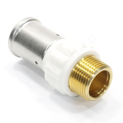 Переходник 32-1", Henco PKW, 17, пресс-резьба, нар., PVDF