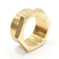 Футорка 1 1/2"-1 1/4", General Fittings 2600 44, резьба-резьба, нар.-вн., латунь