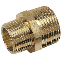 Ниппель 1 1/2"-1 1/4", Sanha PURAFIT 3245, резьба-резьба, нар., бронза