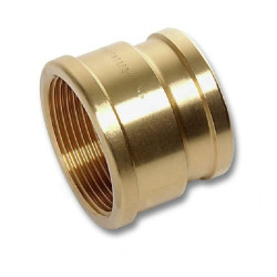 Муфта 1 1/4"-3/4", Sanha 552, резьба-резьба, вн., латунь