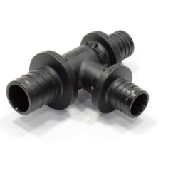 Тройник 25-20-20, Rehau RAUTITAN, PX, надв.гильза-надв.гильза, полифениленсульфон