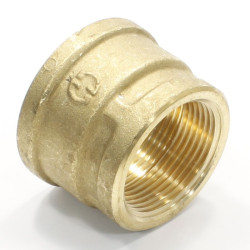Муфта 1 1/2"-1 1/4", General Fittings 2600 47, резьба-резьба, вн., латунь