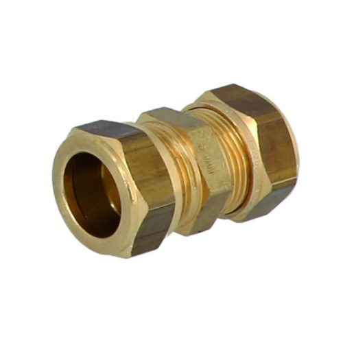 Муфта 15-15, General Fittings 1N00 00, обжим-обжим, латунь
