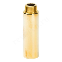 Удлинитель 1/2"-1/2", General Fittings 2600 D8, резьба-резьба, вн.- нар., латунь, L80