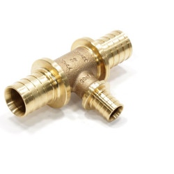 Тройник 32-20-32, Rehau RAUTITAN PLATINUM, RX, надв.гильза-надв.гильза, бронза