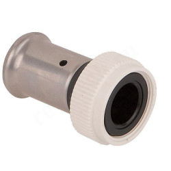 Переходник 20-3/4", Henco PK 26, пресс-резьба, вн., поливинилденфторид, с накид.гайкой