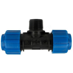 Тройник 32-3/4"-32, Джилекс, обжим-резьба, нар., ПНД