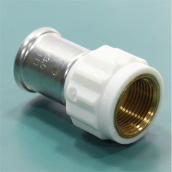 Переходник 26-3/4", Henco PKW, 18, пресс-резьба, вн., PVDF