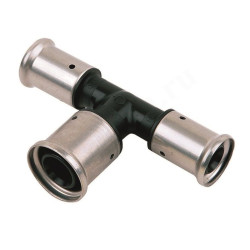 Тройник 63-75-63, Henco PK, 12, пресс-пресс, PVDF