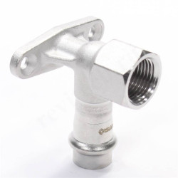 Водорозетка 18-1/2", WAAG Heavy Inox, пресс-резьба, вн., сталь нержавеющая