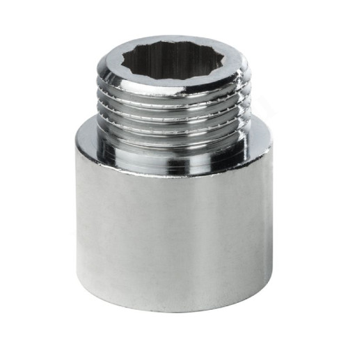 Удлинитель 1/2"-1/2", General Fittings 2600 D8, резьба-резьба, вн.- нар., латунь (хром), L20, усилен