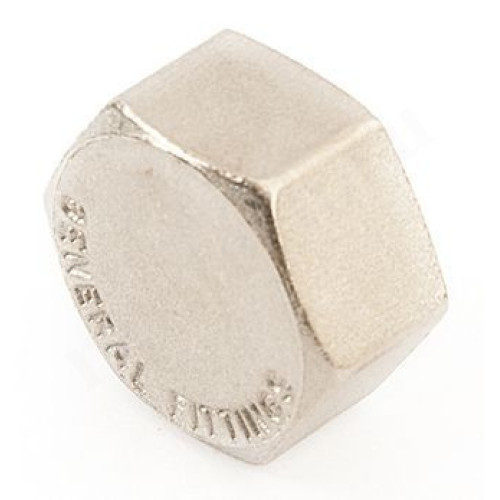 Заглушка 2", General Fittings 2600 41, резьба, вн., латунь (никель)