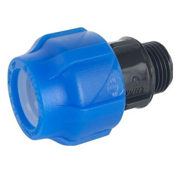 Переходник 40-1 1/2", Valfex, обжим-резьба, нар., PP-R, для ПНД труб