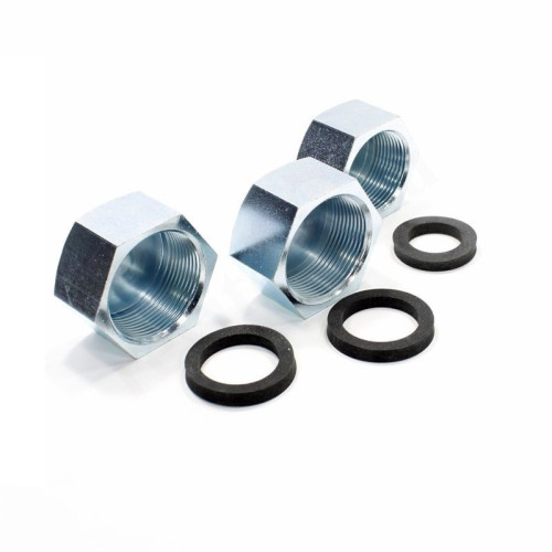 Заглушка 1 1/2", De Dietrich, резьба, вн., сталь плоская прокладка