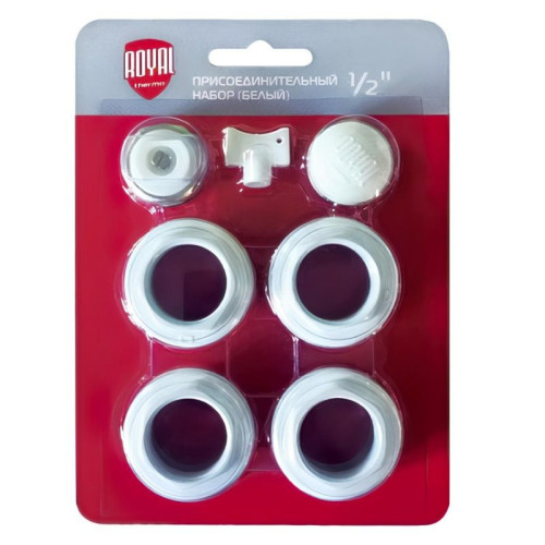 Комплект монтажный Royal Thermo 1”х 1/2" белый