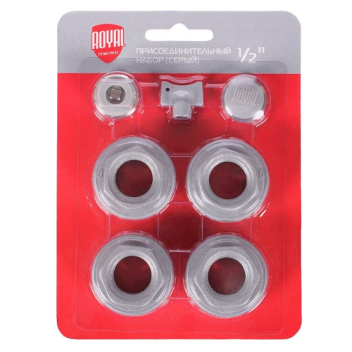 Монтажный комплект Royal Thermo, 1/2'' серебряный