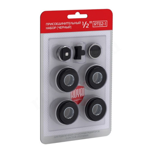 Монтажный комплект Royal Thermo,1/2 черный