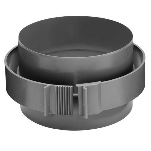 Муфта 125, Blizzard Lufttechnik, обжим-обжим, полипропилен