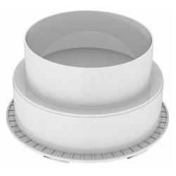 Переходник 150-180, Vaillant VAZ U, обжим-обжим, полипропилен