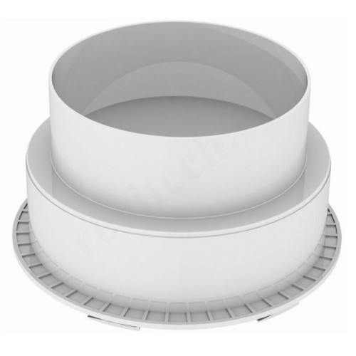 Переходник 150-180, Vaillant VAZ U, обжим-обжим, полипропилен