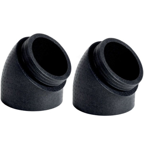 Отвод 45° 200-286, Vaillant VAZ UP200, труба-труба, полипропилен, (2 шт.)