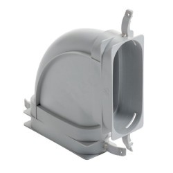 Отвод 90° 52-132, Vaillant VAZ F52, раструб-раструб, полипропилен, горизонтальный