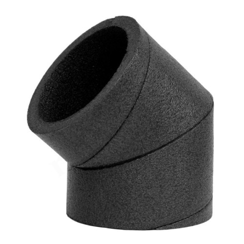 Отвод 45° 125-125, Wolf, обжим-обжим, полиэтилен